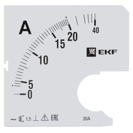 s-a961-20 | Шкала сменная для A961 20/5А-1,5 EKF PROxima