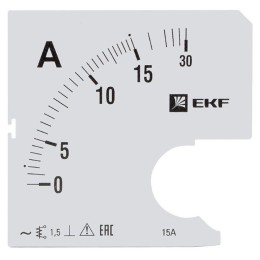 s-a961-15 | Шкала сменная для A961 15/5А-1,5 EKF PROxima