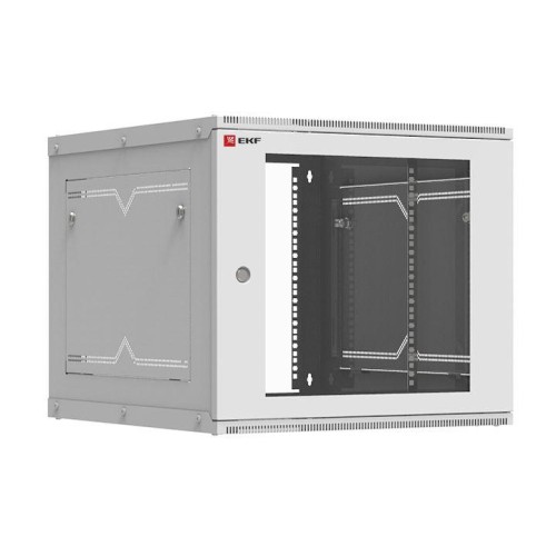 ITB9G650D EKF - Шкаф телекоммуникационный настенный разборный 9U (600х650) дверь стекло, Astra серия PROxima