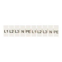 Маркеры для JXB-ST 4 с символами "L1, L2, L3, N, PE" (100 шт.) PROxima
