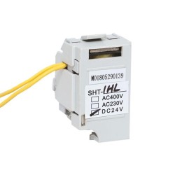 mccb-1L-SHT-ETU-DC24-av | Независимый расцепитель SHT AV POWER-1 для ETU DC24 слева EKF AVERES