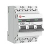 mcb4763m-6-3-40C-pro EKF - Автоматический выключатель 3P 40А (C) 6кА ВА 47-63M без теплового расцепителя PROxima