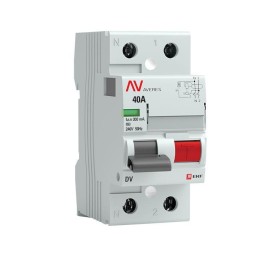 rccb-2-40-300-a-av | Устройство защитного отключения DV 2P 40А/300мА (A) EKF AVERES