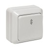 ENV10-025-10 EKF - Рим Выключатель проходной 1-клавишный 10А белый
