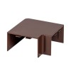 abd-40-25x4 EKF - Поворот 90 гр. (40х25) (4 шт) темное дерево-Plast