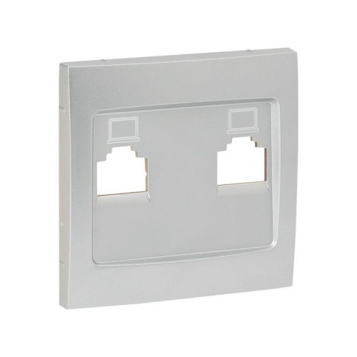 ESK01-L-035-30 EKF - Валенсия лицевая панель розетки RJ-45 1-местная сталь PROxima
