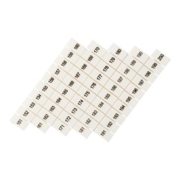 Маркеры для JXB-ST 4 с нумерацией 150-200 (100 шт.) PROxima

