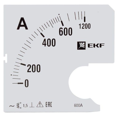 s-a961-600 EKF - Шкала сменная для A961 600/5А-1,5 PROxima