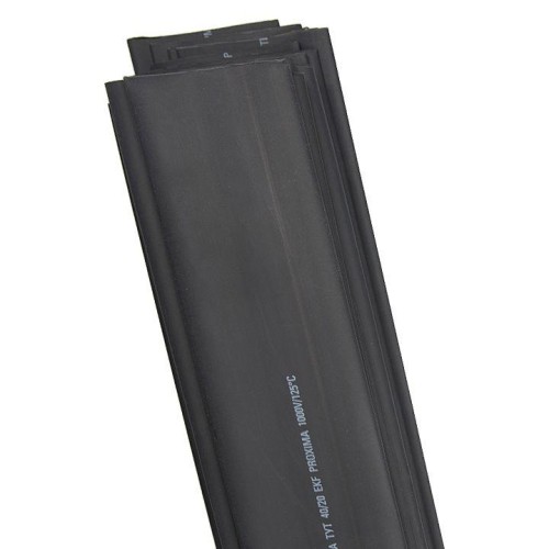 tut-40-b-1m EKF - Термоусаживаемая трубка ТУТ нг 40/20 черная в отрезках по 1м PROxima