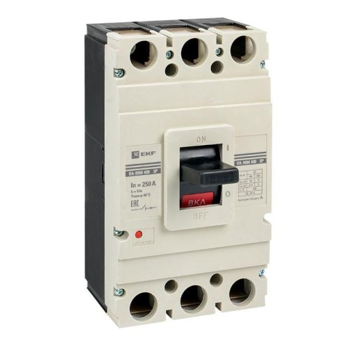 mccb99-3P5In400-250m EKF - Выключатель автоматический ВА-99М 400/250А 3P 5In 42кА PROxima 
