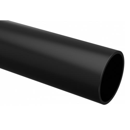 trg-16b-2m EKF - Труба гладкая ПВХ жесткая d16 мм (2 м) (50 м/уп) черная-Plast