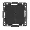 EZV10-023-10 EKF - Стокгольм Механизм Выключателя 2-кл. 10А черный PROxima