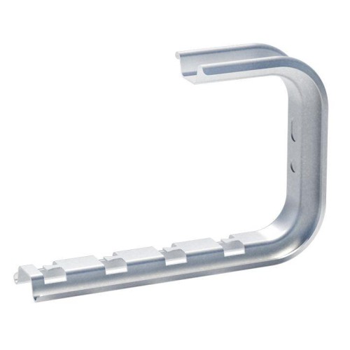 ompcp300-INOX EKF - С-Омега профиль для проволочного лотка 300 INOX

