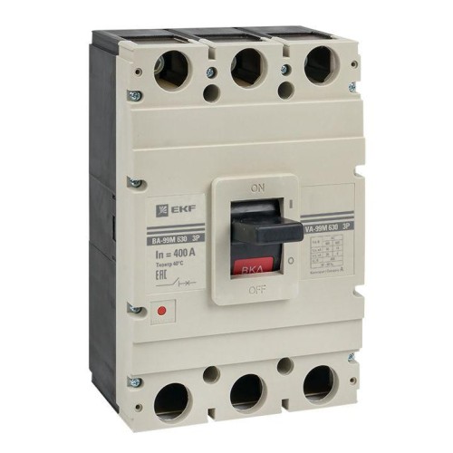 mccb99-630-400m EKF - Выключатель автоматический ВА-99М 630/400А 3P 50кА
