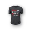 78969 EKF - Футболка черная EAT, SLEEP, WORK XXL