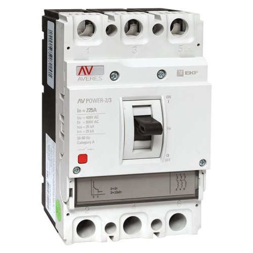 mccb-23-225-TR-av EKF - Автоматический выключатель AV POWER-2/3 225А 35kA TR AVERES
