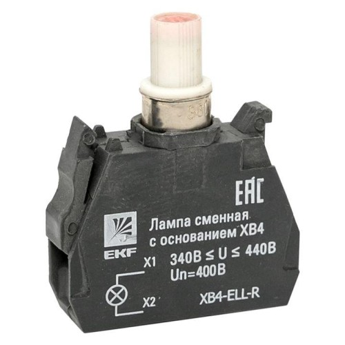 XB4-ELL-R EKF - Лампа сменная c основанием XB4 красная 400В PROxima