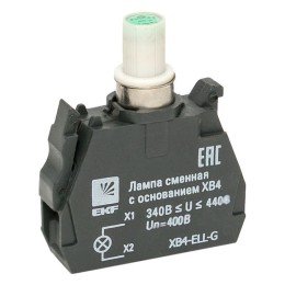 XB4-ELL-G | Лампа сменная c основанием XB4 зеленая 400В EKF PROxima