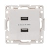 EYR16-028-10-2USB EKF - Стокгольм Механизм Розетки USB 2-местной 2,1А винтовые клеммы белый PROxima