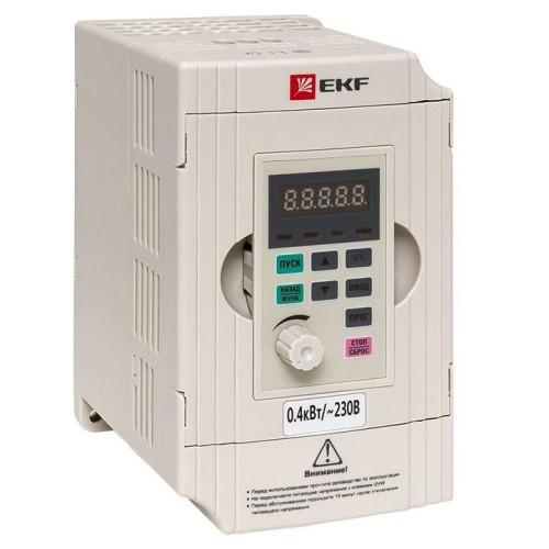 VT100-0R4-1B EKF - Преобразователь частоты 0,4/0,75кВт 1х230В VECTOR-100 PROxima