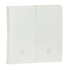 ESV10-L-027-50 EKF - Валенсия лицевая панель выключателя 2-кл. проходного 10А жемчуг PROxima

