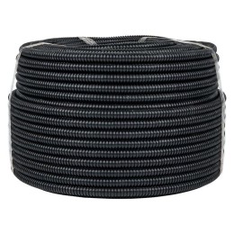 Труба гофр. ПНД с протяжкой d16 мм (100 м) черная-Plast