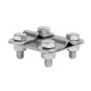 lp-55611-ni EKF - Зажим контрольный прут-прут (пластина 57x57мм) Ni PROxima
