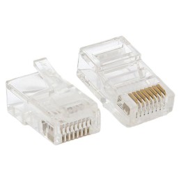 TRC-PLUG-5EUTP-50 | Коннектор RJ-45 TERACOM неэкранированный 8P8C Cat.5E универсальный (упак.50шт)