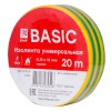 plc-iz-b-yg EKF - Изолента 0,13х15мм (20м.) желто-зеленая