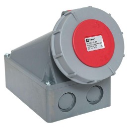 ps-1342-63-380 | Розетка стационарная наружная 1342 3Р+РЕ 63А 380В IP67 EKF PROxima