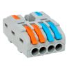 plc-smk-422-4 EKF - Строительно-монтажная клемма СМК 222-424 разветвительная 4 выхода 0,08-4 мм2