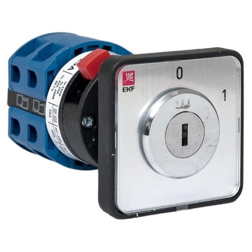 pk-1-113-25 EKF - Переключатель кулачковый ПК-1-113 25А 3P «0-1» с ключом PROxima
