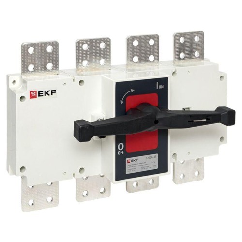 psds-1250-4 EKF - Рубильник-выключатель 1250A 4P c рукояткой управления для прямой установки PowerSwitch