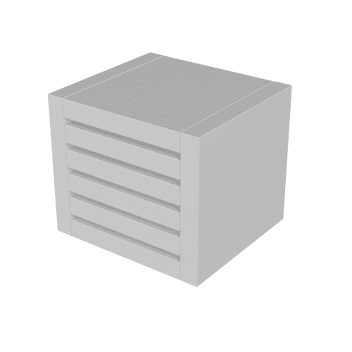 vb10075 EKF - Вентиляционный блок TEHSTRONG VB 100x100x75 (EI 180)