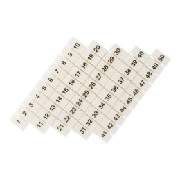 Маркеры для JXB-ST 4 с нумерацией 1-50 (100 шт.) PROxima
