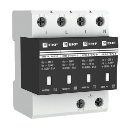 opv-d4 | Ограничитель импульсных напряжений ОПВ-D/4P In 5кА 275В с сигн. EKF PROxima 