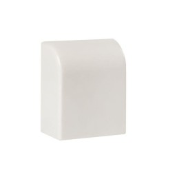 Заглушка (20х10) (4 шт) белая-Plast 

