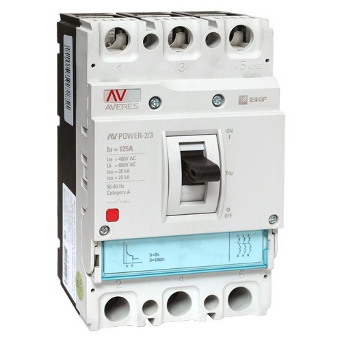 mccb-23-125-TR-av EKF - Автоматический выключатель AV POWER-2/3 125А 35kA TR AVERES
