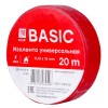 plc-iz-b-r EKF - Изолента 0,13х15мм (20м.) красная