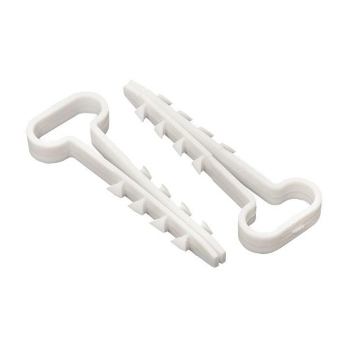 plc-cd1-6x14w EKF - Дюбель-хомут (6х14 мм) для плоского кабеля белый (100 шт.) PROxima