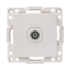 EYA00-027-10 EKF - Стокгольм Механизм Розетки TV 1-местной 75Ом 5-862МГц винтовые клеммы белый PROxima