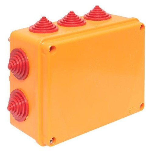 plc-kmrf-190-14-04 EKF - Коробка огнестойкая 190х140х70мм IP55, 7 двойных клеммников 0,5-4 мм2