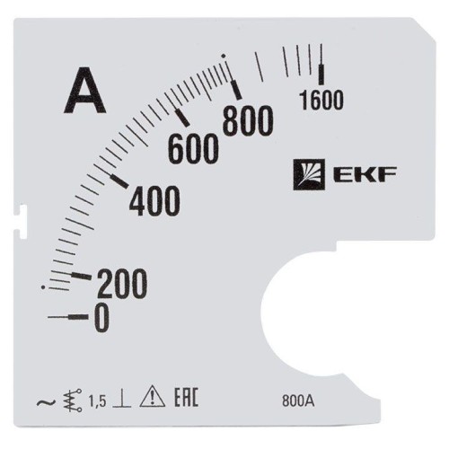 s-a961-800 EKF - Шкала сменная для A961 800/5А-1,5 PROxima