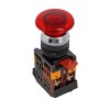 pbn-aela-1r-380 EKF - Кнопка AELA-22 красная с подсветкой NO+NC 380В Грибок PROxima

