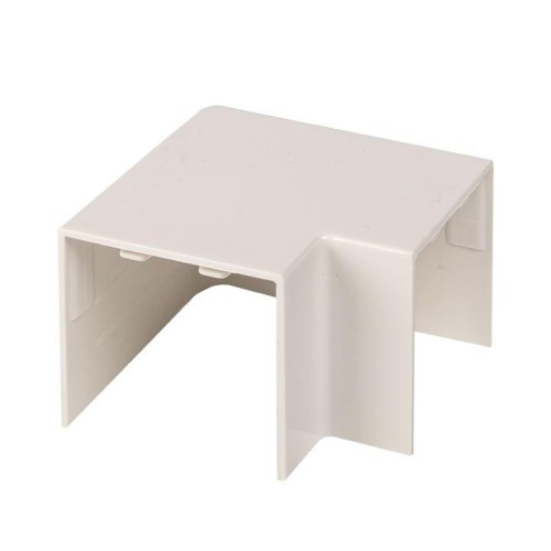 abw-40-40x4 EKF - Поворот 90 гр. (40х40) (4 шт) белый-Plast 
