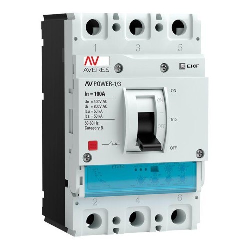mccb-13-32-2.0-av EKF - Автоматический выключатель AV POWER-1/3 3Р 32А 50kA ETU2.0 AVERES
