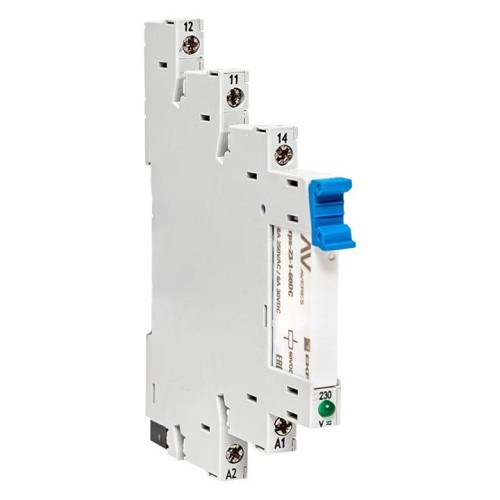 rps-23-1-60-rms230AC EKF - Реле промежуточное с розеткой в сборе РП slim 23/1 6A 230В AC