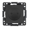 EZR10-022-10 EKF - Стокгольм Механизм Розетки 1-местной б/з 10 А черный с защ. штор. PROxima

