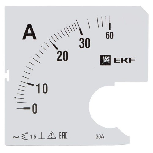 s-a961-30 EKF - Шкала сменная для A961 30/5А-1,5 PROxima