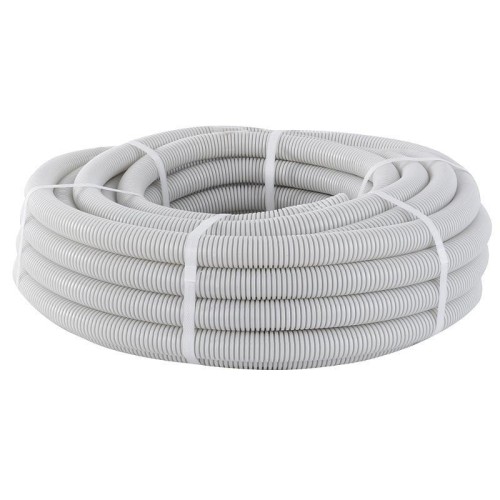 tg-z-16-10m EKF - Труба гофр. ПВХ с протяжкой d16 мм (10 м) серая-Plast